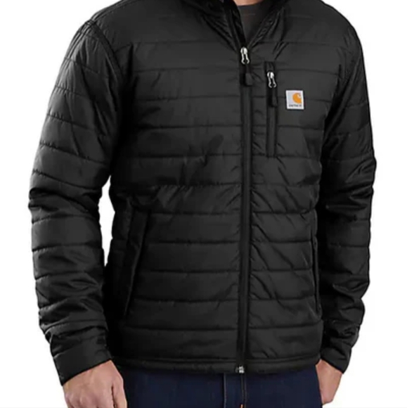NWT! Carhartt Men's Black Puffer Jacket - Picture 2 of 3